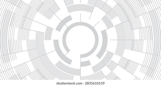 Simple 3d rendering circular maze in top view