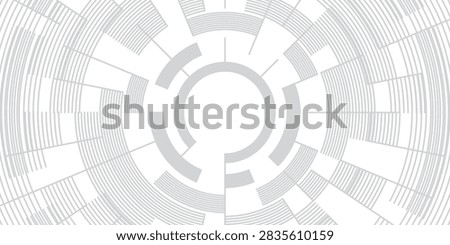 Simple 3d rendering circular maze in top view