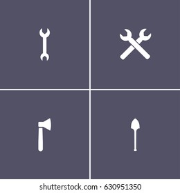 simple 4 tool icons