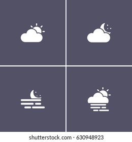 simple 4 weather icons