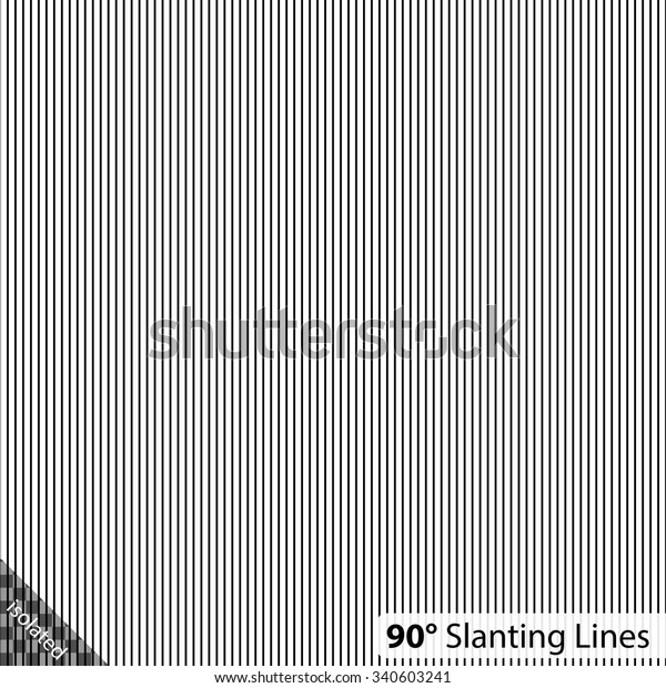 Simple 90 Degree Vertical Slanting Lines Stock Vector (Royalty Free ...