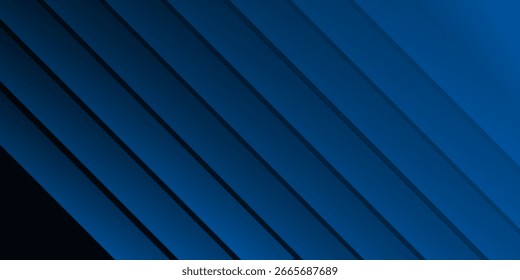 Fondo azul abstracto simple con forma dinámica de línea de velocidad para Plantilla, Anuncio. telón de fondo