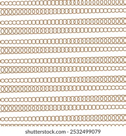 Patrón suave del círculo del color marrón abstracto simple.