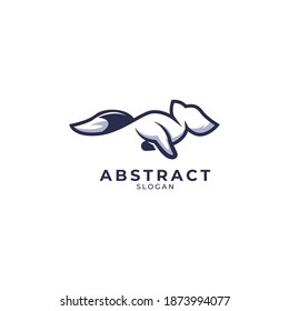 Simple abstract animal logo design