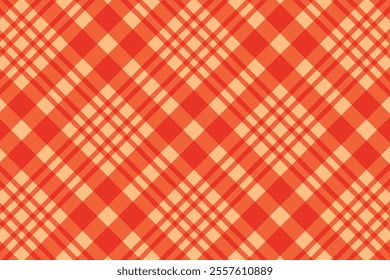 simple abstract apple orange color plaid check line pattern orange and red checkered background with a pattern of squares