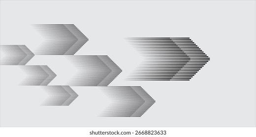 Simple Abstract Arrows Background. vector