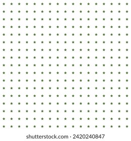 simple abstract avocado color star pattern white background