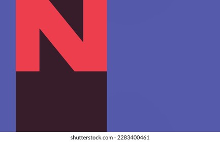 simple abstract background 70s retro color isolated on blue. Vector Illustration with place for your text