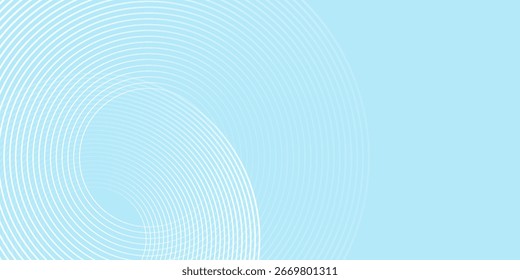 Einfache abstrakte Hintergrund blau weiß Abstufungen Kreis Element Effekt Linie