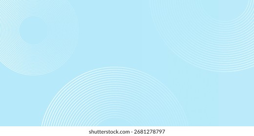 Fondo abstracto simple azul blanco gradaciones efecto círculo moderno