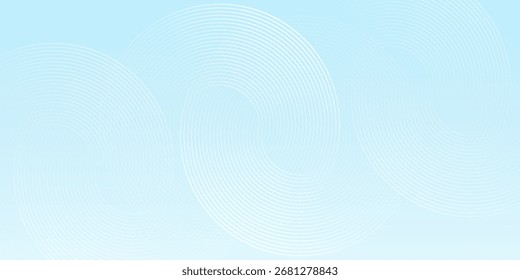 Fondo abstracto simple gradaciones blancas azules efecto de círculo patrón moderno concepto de luz arte moda buena