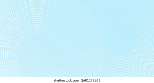 Concepto de luz de patrón moderno de efecto de círculo de gradaciones blancas azules de fondo abstracto simple