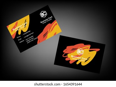 Simple Abstract Background. Business Card Design Templates