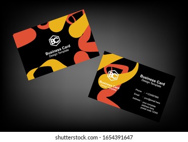 Simple Abstract Background. Business Card Design Templates