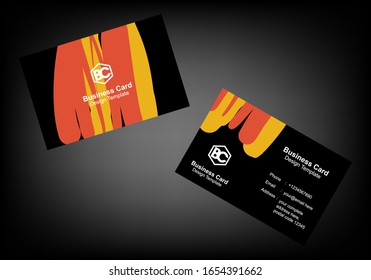 Simple Abstract Background. Business Card Design Templates
