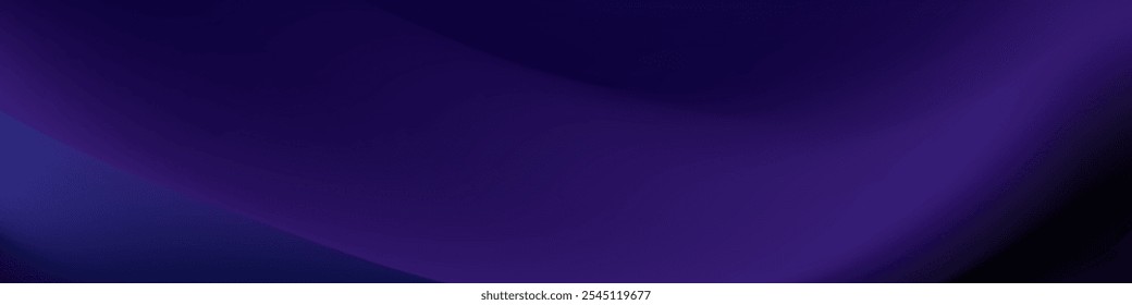 A simple, abstract background design featuring a smooth gradient transition from a dark blue to a deep purple hue.