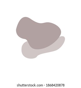 Simple abstract background design with two pastel color shapes.