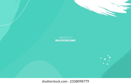 Simple abstract background with doodle shape and line art in blue background. Wallpaper design for social media posts. Paper background in minimal trendy flat style with copy space for text.