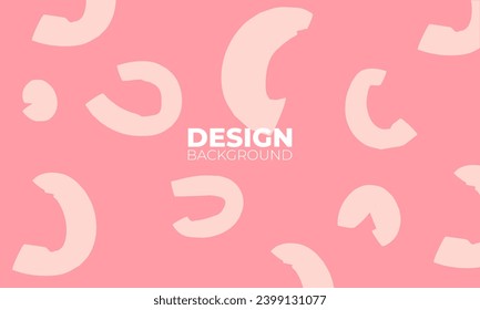 Sencillo fondo abstracto con forma de doodle y línea de arte en fondo marrón. Diseño de fondo de escritorio para publicaciones en medios sociales. Fondo de papel con un estilo minimalista y moderno.