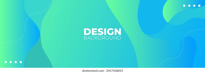 Simple abstract background with doodle shape and line art in green background. Wallpaper design for social media posts. Paper background in minimal trendy flat style with copy space for text.