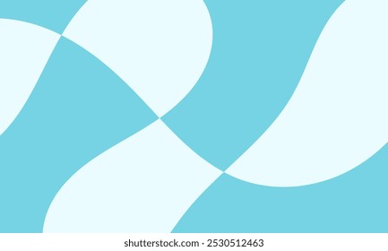 Fundo abstrato simples com forma de rabiscar e arte de linha em fundo azul. Wallpaper design para postagens de mídia social. Plano de fundo de papel em estilo plano moderno mínimo com espaço de cópia para texto.