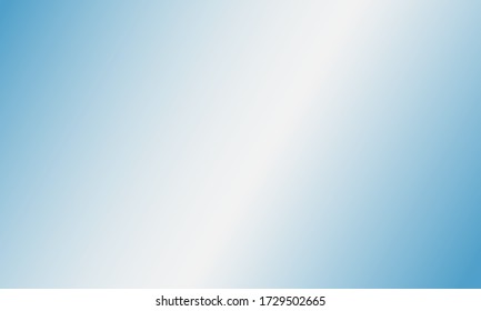 Simple abstract background  Gradient blue and white in the middle  To blur and cloud