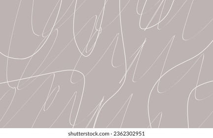 Simple abstract background with line art in brown background. Wallpaper design for social media posts. Paper background in minimal trendy flat style.