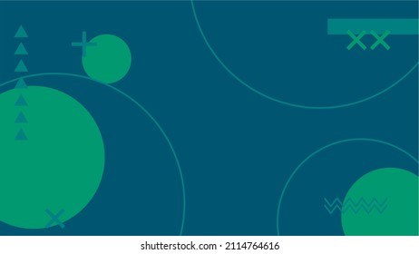 simple abstract background with memphis style