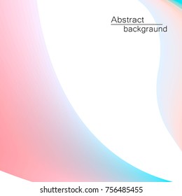 simple abstract background. modern, smooth lines, pleasant colors. Insert your own text.Vector. eps 10