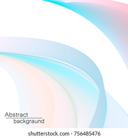 simple abstract background. modern, smooth lines, pleasant colors. Insert your own text.Vector. eps 10