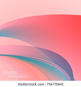 simple abstract background. modern, smooth lines, pleasant colors. Insert your own text.Vector. eps 10