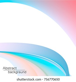 simple abstract background. modern, smooth lines, pleasant colors. Insert your own text.Vector. eps 10