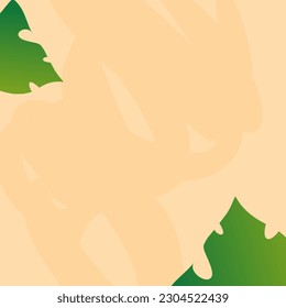 Simple abstract background with nature pastel background. Wallpaper design for social media posts. Paper background in minimal trendy flat style with copy space for text.