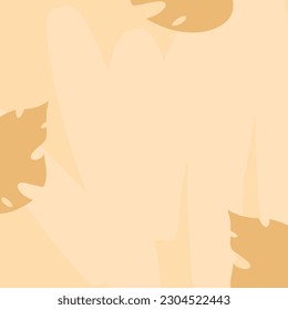 Simple abstract background with nature pastel background. Wallpaper design for social media posts. Paper background in minimal trendy flat style with copy space for text.