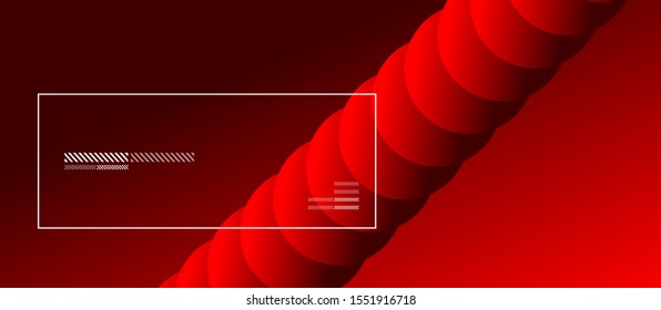 Simple abstract background with neon color circles. Memphis Style Geometric Pattern. Vector Illustration For Wallpaper, Banner, Background, Card, Book Illustration, landing page