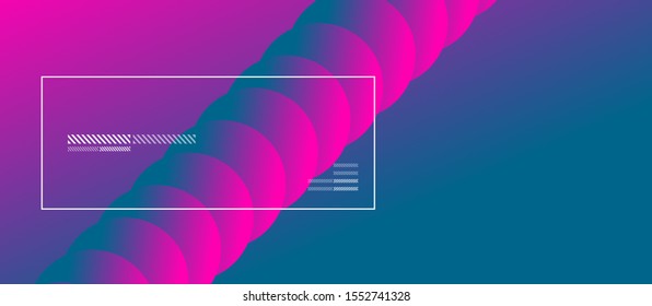 Simple abstract background with neon color circles. Memphis Style Geometric Pattern. Vector Illustration For Wallpaper, Banner, Background, Card, Book Illustration, landing page