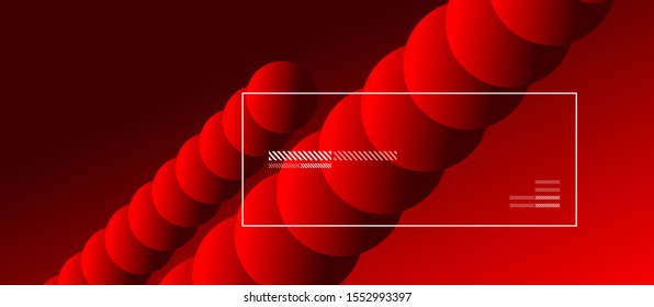 Sencillo fondo abstracto con círculos de color neón. Patrón Geométrico Memphis Style. Ilustración vectorial para fondo de escritorio, pancarta, fondo, tarjeta, ilustración del libro, página de inicio