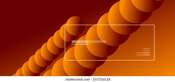 Simple abstract background with neon color circles. Memphis Style Geometric Pattern. Vector Illustration For Wallpaper, Banner, Background, Card, Book Illustration, landing page