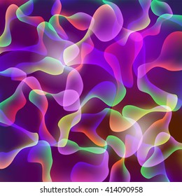 Simple abstract background pattern with colorful spots. Vector abstract background.