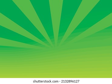 simple abstract background radiating light with dominant colors light green and dark green. simple background for those who don't like complicated backgrounds.use for online or offline pages.