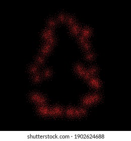 simple abstract background, red, pointillism