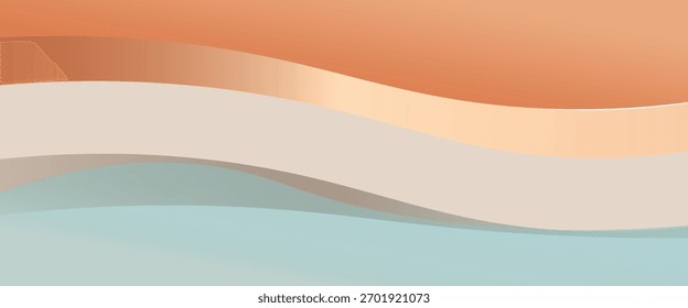 Fundo abstrato simples com folhas de papel 3D