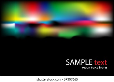 Simple abstract background with splashes of color