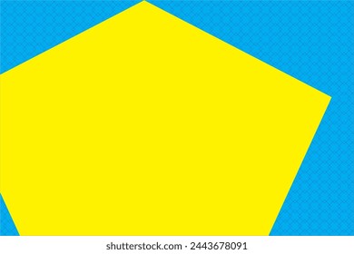 Simple abstract background in yellow and blue.