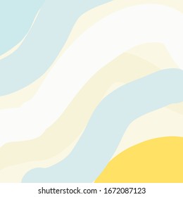 Einfach abstrakter Hintergrund für Ihr Design. Blau und Gelb