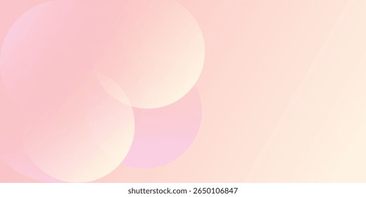 fundo abstrato simples.modern.minimalist rosa e amarelo gradações círculo efeito vetor ilustração