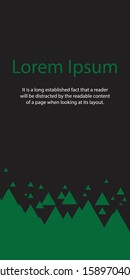 simple abstract banner design, vector design