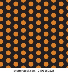 simple abstracto color de lite barroco lite orenge geométrico gran polka punto de forma circular arte sobre fondo de color negro