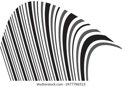  simple abstract black ash grey color geometric line pattern a black and white picture of a spiral design