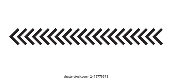  simple abstract black color arrow border slash line vector pattern